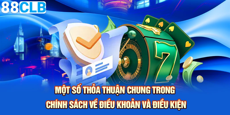 Một số thỏa thuận chung trong chính sách về điều khoản và điều kiện